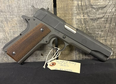 Springfield Armory 1911 Military Spec. .45 Auto Serial:NM613999 9"