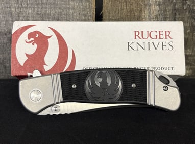 Ruger Knives CRKT Hollow Point +P R2301 2"X2"X6" New With Box.