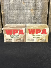 40 Rounds .223 Rem WPA Military Classic App. 5"