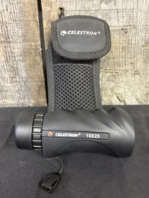 Celestron 10X25 Nature Waterproof 5.8" Monocular With Case 2"X5"