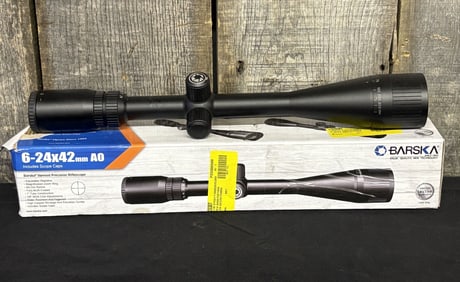 Barska 6-24X42MM AO With Box 3"X3"X17"