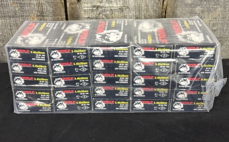 500 Rounds 5.45X39MM Wolf 60 GR. 6"X18"X12"