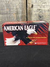 50 Rounds 44 Rem. Magnum American Eagle 240 Gr. JHP App. 2.5"X5"