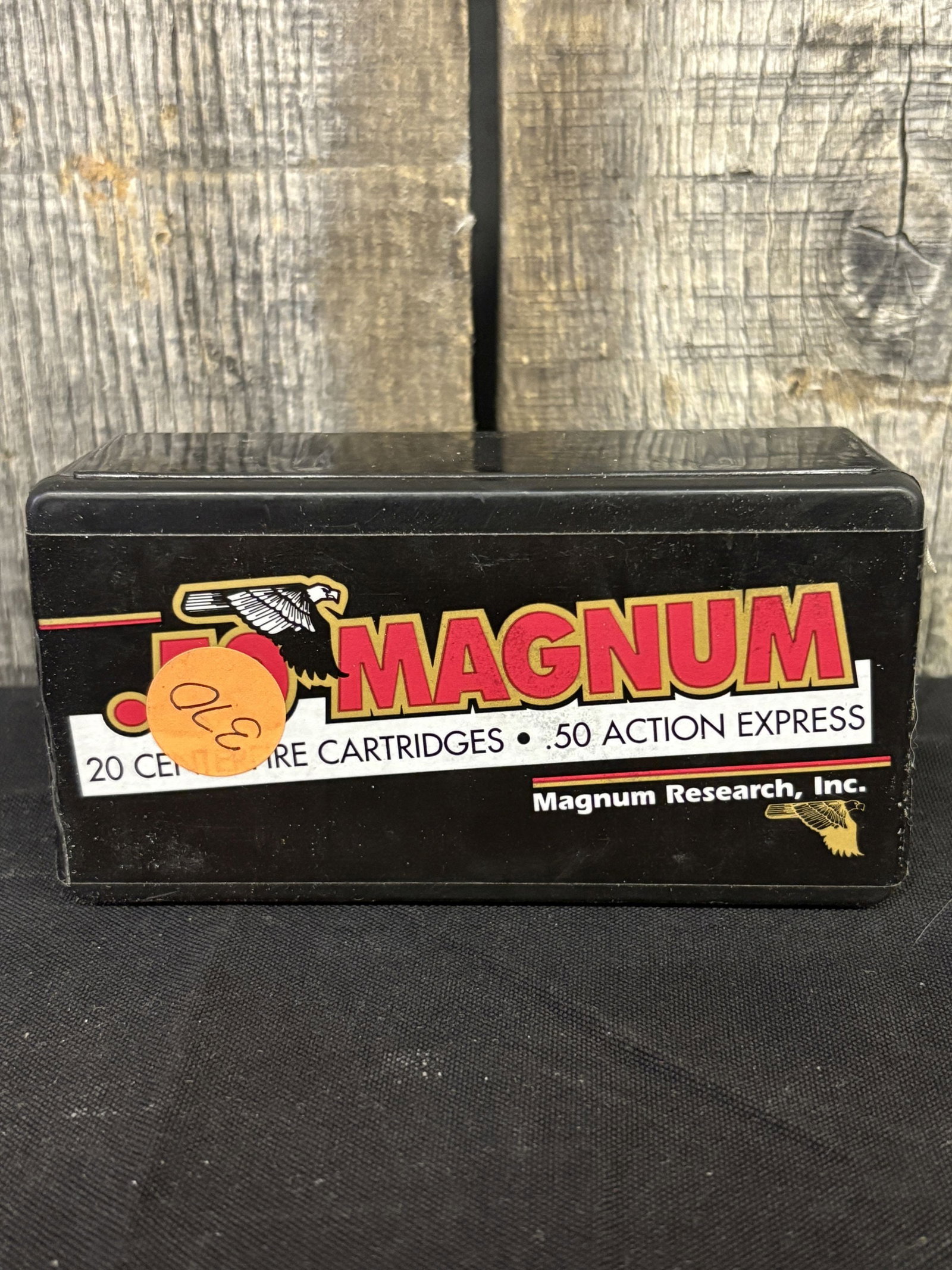 20 Rounds .50 Action Express 300 Gr. JHP App. 2.5"X5": 20 Rounds .50 Action Express 300 Gr. JHP App. 2.5"X5"
