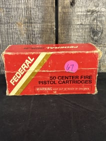 50 Rounds .357 MAG. Federal 158 Gr. App. 2.5"X5"