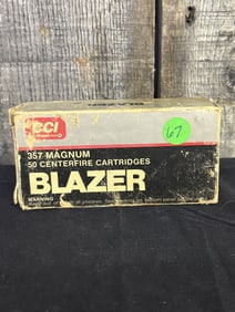 50 Rounds .357 MAG. CCI Blazer 158 Gr. App. 2.5"X5"