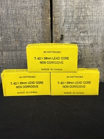 60 Rounds 7.62X39MM App. 2.5"X5"