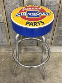 We Use Genuine Chevrolet Parts Advertising Bar Stool 20"X20"X30"