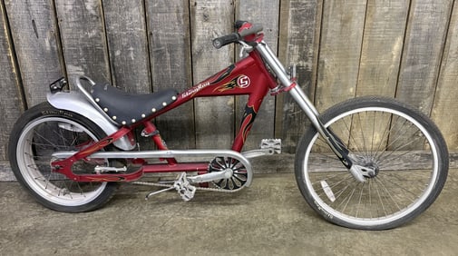 Schwinn Stingray West Coast Choppers Orange County Bicycle 26"X74"X36"