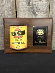 Pennzoil Motor Oil British Sports Car Club 12"X9"
