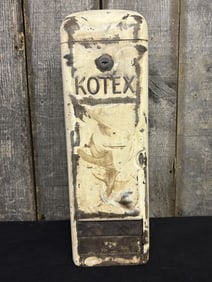 Vintage Kotex Feminine Napkins Dispenser 5"X7"X20"