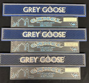 Grey Goose - Camel Rubber Bar Mats 4"X24"