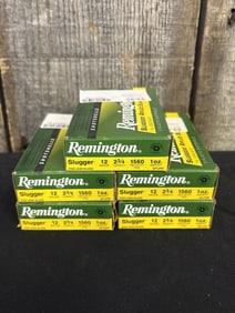 5 Full Boxes of Remington 12ga Sluggers App. 2.5"X5"