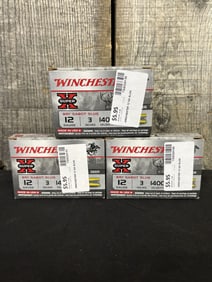 3 Full Boxes of Winchester 12ga App. 2.5"X5"