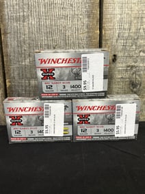3 Full Boxes of Winchester 12ga App. 2.5"X5"