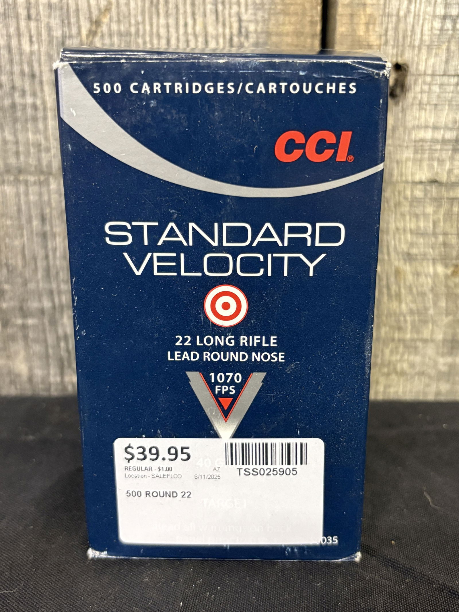 CCI .22 Long Rifle - Full App. 2.5"X5": CCI .22 Long Rifle - Full App. 2.5"X5"