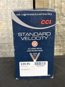 CCI .22 Long Rifle - Full App. 2.5"X5"