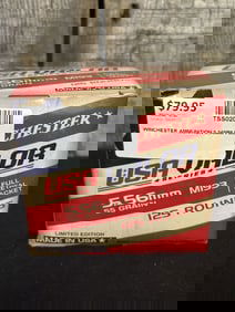Winchester 5.56mm - Full Box App. 2.5"X5"