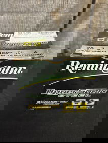 Box of Remington Hyper Sonic 20ga App. 2.5"X5"