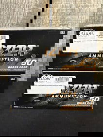 2 Full Boxes of Blazer 9mm App. 2.5"X5"