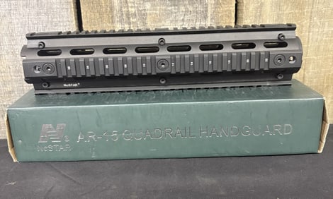 AR-15 Quadrail Handguard With Box 3"X3"X13"