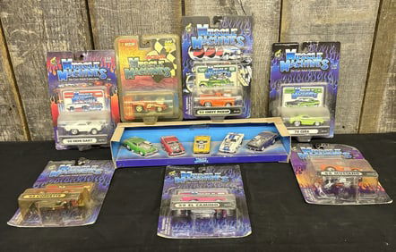 Collection of Vintage Muscle Machines (Largest 4"X14")