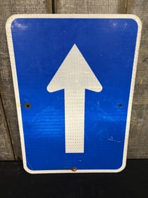 Directional Arrow Guide American Highway Road Warning Sign 15"X21"
