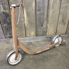 Vintage Radio Flyer Scooter 13"X36"X27"
