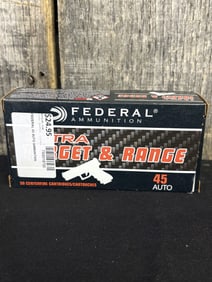 Full Box of Federal .45 App. 2.5"X5"