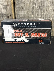 Full Box of Federal .45 App. 2.5"X5"