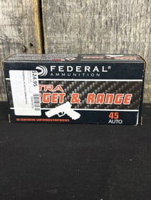 Full Box of Federal .45 App. 2.5"X5"