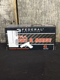 Full Box of Federal .45 App. 2.5"X5"