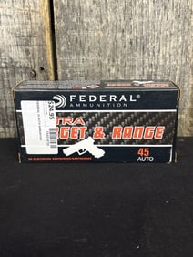 Full Box of Federal .45 App. 2.5"X5"