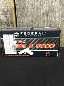 Full Box of Federal .45 App. 2.5"X5"