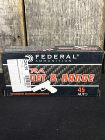 Full Box of Federal .45 App. 2.5"X5"