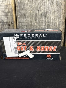 Full Box of Federal .45 App. 2.5"X5"
