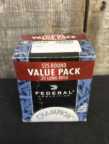 Federal 525 Rounds of .22 Long Rifle App. 2.5"X5"