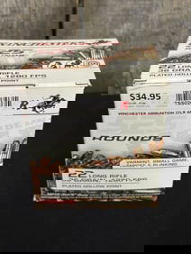 525 Rounds of Winchester .22 Long Rifle App. 2.5"X5"