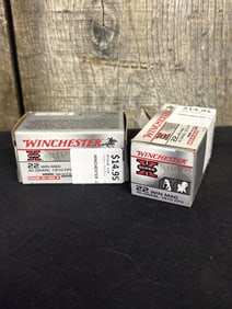 2 Full Boxes of Winchester .22 WIN App. 2.5"X5"