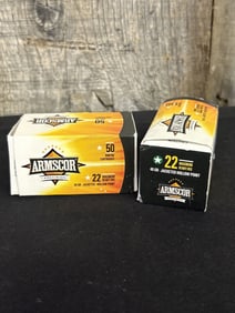 2 Full Boxes of ARMSCOR .22 App. 2.5"X5"