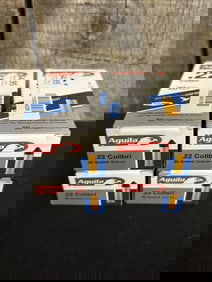 4 Full Boxes of Aguila .22 App. 2.5"X5"