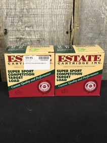 2 Full Boxes of Estate Cartridge Super Short Competition Target Load App. 2.5"X5"