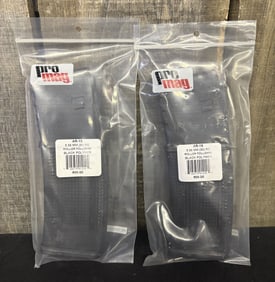 Pair Of ProMag AR-15 5.56MM 30 Round Black Polymer Magazines 4"X10"