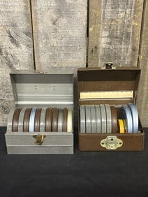 Collection of Old Film Rolls 6"X9"X6"