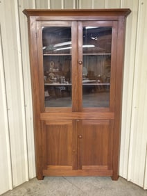 Custom Made Cherry Corner Cabinet 24"X51"X85"