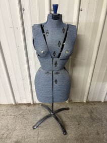 Early Adjustable Dress Form 18"X18"X42"