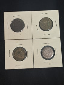 Four (4) Misc. Coins (App. 1")