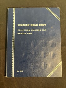 Lincoln Head Cent Collection 1941- Number Two (Not Complete) 6"X8"