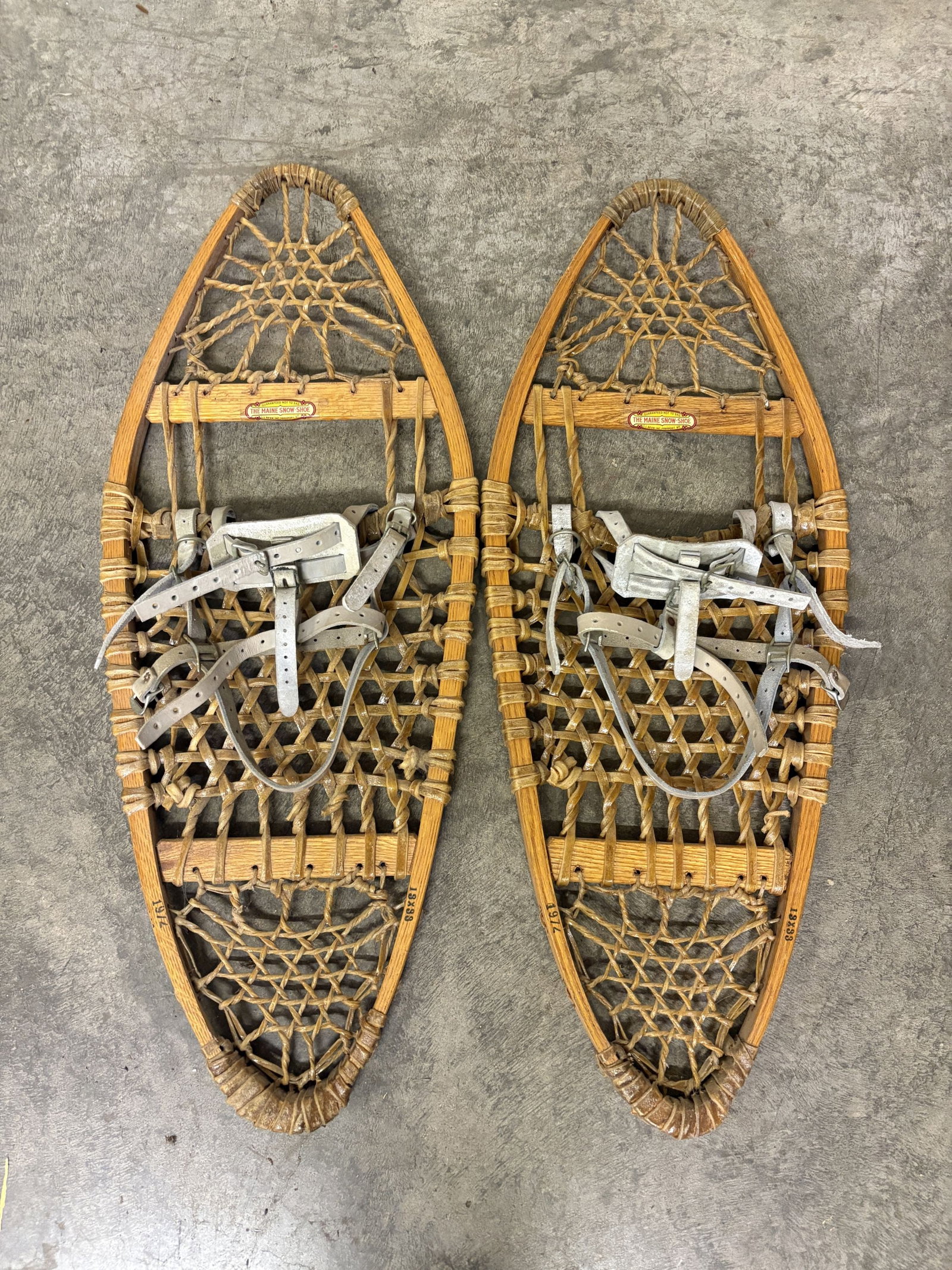 The Maine Snow-Shoe, L.L. Bean Snow Shoes 13"X32": The Maine Snow-Shoe, L.L. Bean Snow Shoes 13"X32"