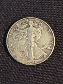1940 Walking Liberty Half Dollar (90% Silver) 1.2"